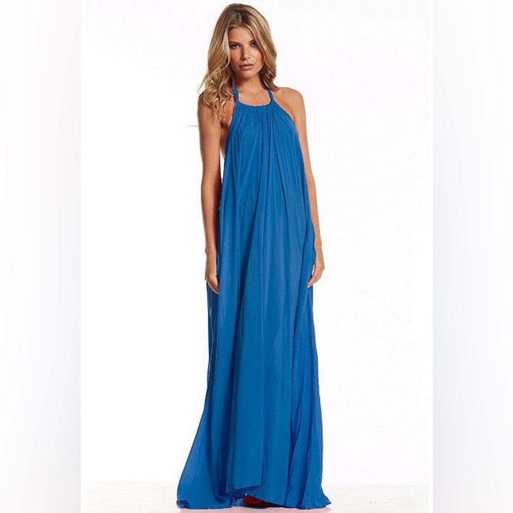 Elan halter maxi dress